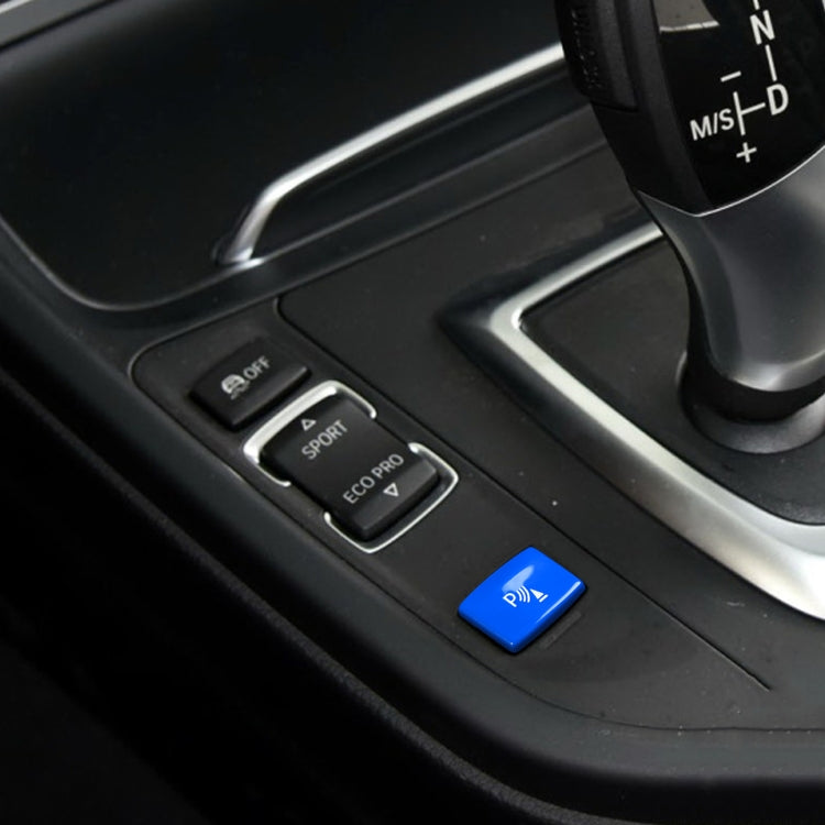 Car Gear Electric Eye Button for BMW 1 Series F20 2012-2018,Left and Right Drive(Blue)