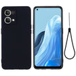 For OPPO Reno 7 4G Global/F21 Pro 4G Pure Color Liquid Silicone Shockproof Full Coverage Phone Case(Black) - OPPO Cases by PMC TechLife | Online Shopping South Africa | PMC TechLife | Buy Now Pay Later Mobicred