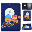 For Amazon Kindle Fire 7 2022 Electric Horizontal Flat Painted Leather Tablet Case(Couple Owls) - free shipping - PMC TechLife - Order now!