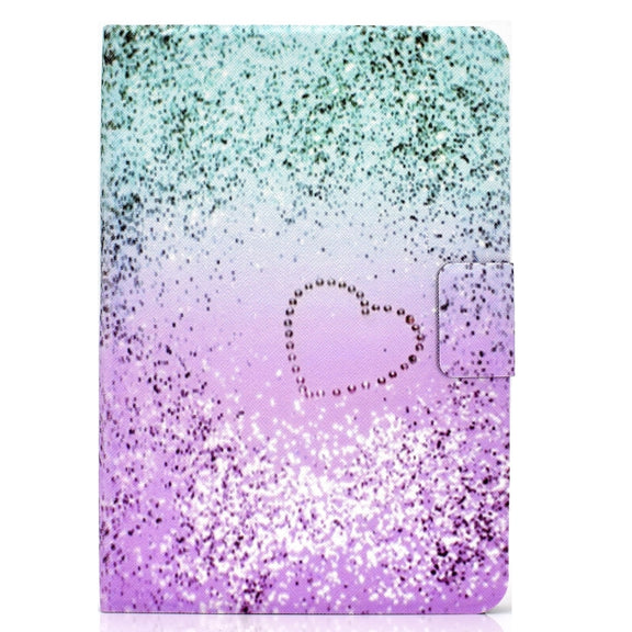 For Amazon Kindle Fire 7 2022 Electric Horizontal Flat Painted Leather Tablet Case(Love Quicksand)