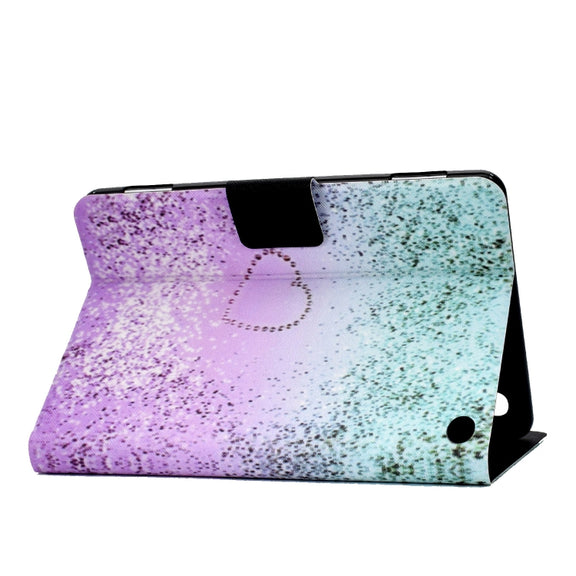 For Amazon Kindle Fire 7 2022 Electric Horizontal Flat Painted Leather Tablet Case(Love Quicksand)