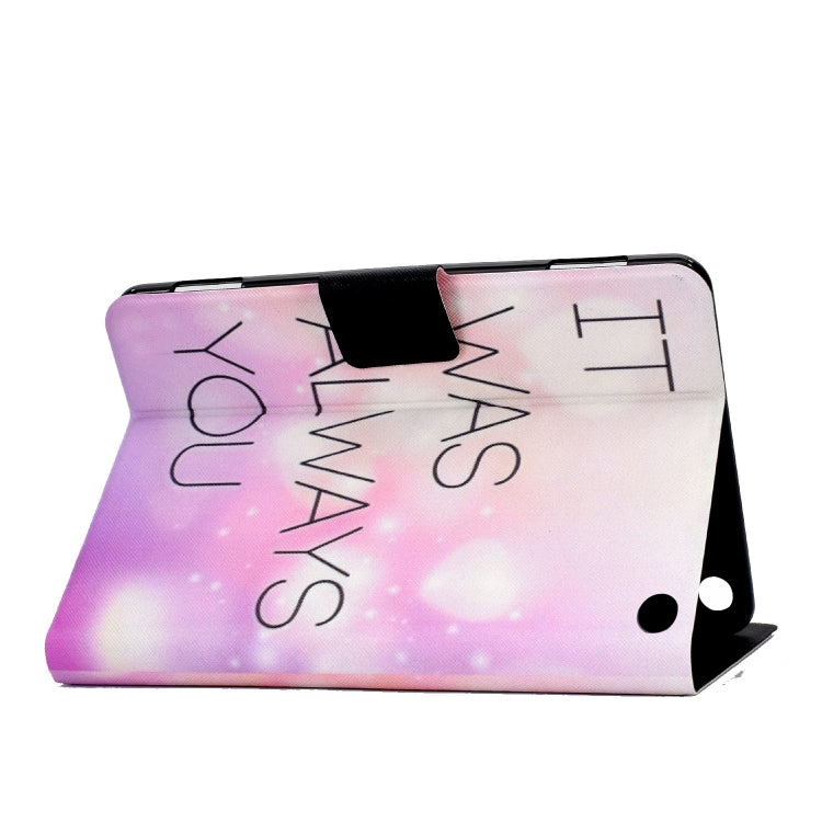 For Amazon Kindle Fire 7 2022 Electric Horizontal Flat Painted Leather Tablet Case(Foundation English)