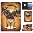 For Amazon Kindle Fire 7 2022 Electric Horizontal Flat Painted Leather Tablet Case(Shar Pei) - Amazon by PMC TechLife | Online Shopping South Africa | PMC TechLife | Buy Now Pay Later Mobicred