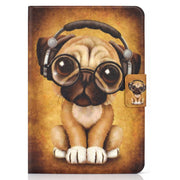 For Amazon Kindle Fire 7 2022 Electric Horizontal Flat Painted Leather Tablet Case(Shar Pei)