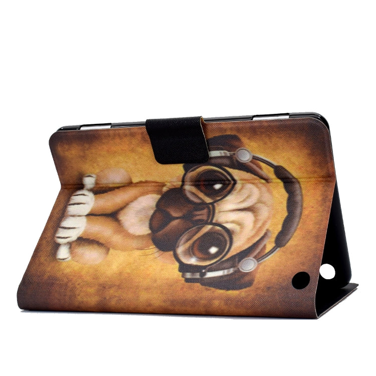 For Amazon Kindle Fire 7 2022 Electric Horizontal Flat Painted Leather Tablet Case(Shar Pei)