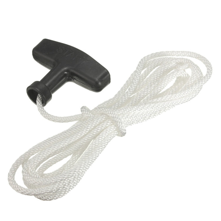 Lawn Mower Chainsaw Trimmer Universal Recoil Pull Start Handle with Rope Cord, Rope Length:5m