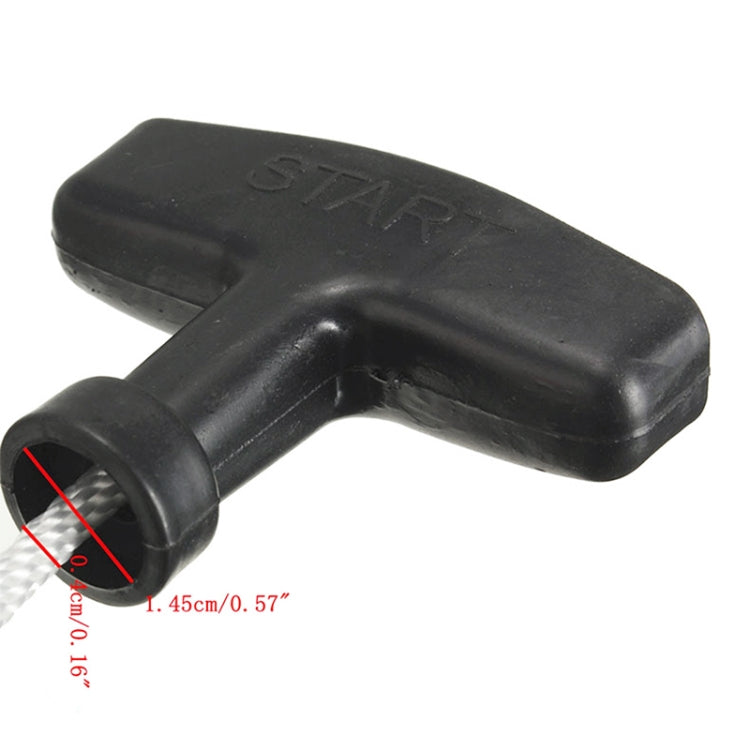 Lawn Mower Chainsaw Trimmer Universal Recoil Pull Start Handle with Rope Cord, Rope Length:5m