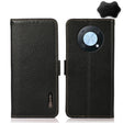 For Huawei nova Y90 / Enjoy 50 Pro KHAZNEH Litchi Texture RFID Genuine Leather Phone Case(Black) - Huawei Cases by PMC TechLife | Online Shopping South Africa | PMC TechLife | Buy Now Pay Later Mobicred