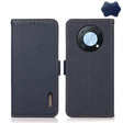 For Huawei nova Y90 / Enjoy 50 Pro KHAZNEH Litchi Texture RFID Genuine Leather Phone Case(Blue) - Huawei Cases by PMC TechLife | Online Shopping South Africa | PMC TechLife | Buy Now Pay Later Mobicred