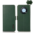 For Huawei nova Y90 / Enjoy 50 Pro KHAZNEH Litchi Texture RFID Genuine Leather Phone Case(Green) - Huawei Cases by PMC TechLife | Online Shopping South Africa | PMC TechLife | Buy Now Pay Later Mobicred