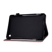 For Amazon Kindle Fire 7 2022 Cowhide Texture Smart Leather Tablet Case(Rose Gold)
