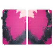 For Nokia T10 Watercolor Pattern Flip Leather Tablet Case(Berry Color)