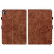 For Nokia T10 Tiger Pattern PU Tablet Case(Brown)