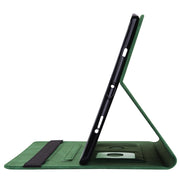 For Nokia T10 Butterfly Flower Embossed Leather Tablet Case(Green)