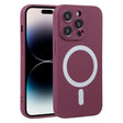 For iPhone 14 Pro Max Liquid Silicone Magsafe Phone Case (Wine Red) - iPhone 14 Pro Max Cases by PMC TechLife | Online Shopping South Africa | PMC TechLife