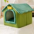 House Type Universal Removable and Washable Pet Dog Cat Bed Pet Supplies, Size:M(Green Dinosaurs) - Pet Houses & Accessories by PMC TechLife | Online Shopping South Africa | PMC TechLife | Buy Now Pay Later Mobicred
