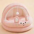 Semi-enclosed Cradle Pet Cat Bed Dog Kennel Pad Pet Supplies, Size:S(Pink Rabbit) - Beds by PMC TechLife | Online Shopping South Africa | PMC TechLife | Buy Now Pay Later Mobicred