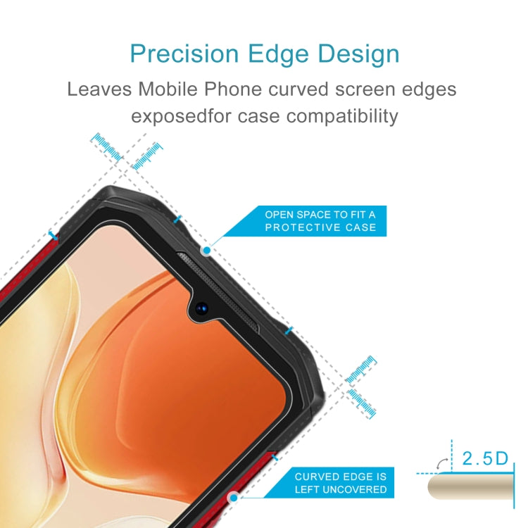 10 PCS 0.26mm 9H 2.5D Tempered Glass Film For DOOGEE S89