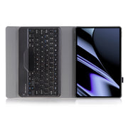 OP11-B Lambskin Texture Ultra-thin Bluetooth Keyboard Leather Case For OPPO Pad 11 inch(Black)