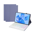 For Huawei MatePad Pro 11 2022 AHW12-AS Detachable Backlight Bluetooth Keyboard Tablet Leather Case(Purple) - Huawei Keyboard by PMC TechLife | Online Shopping South Africa | PMC TechLife