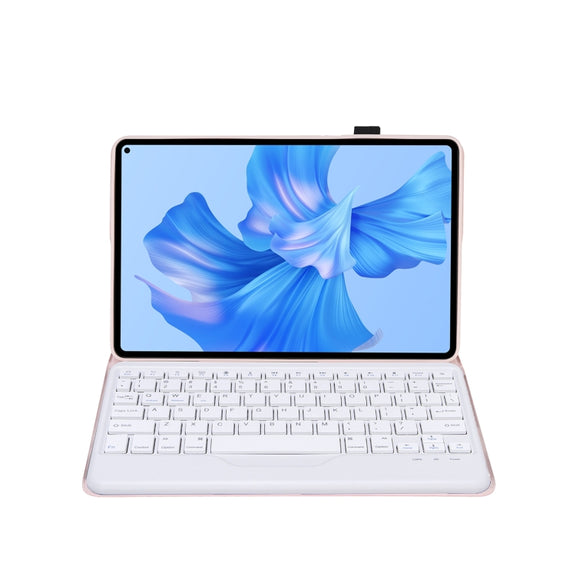 For Huawei MatePad Pro 11 2022 AHW12-B Detachable Sheep Pattern Bluetooth Keyboard Tablet Leather Case(Pink)
