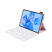 For Huawei MatePad Pro 11 2022 AHW12-B Detachable Sheep Pattern Bluetooth Keyboard Tablet Leather Case(Pink)