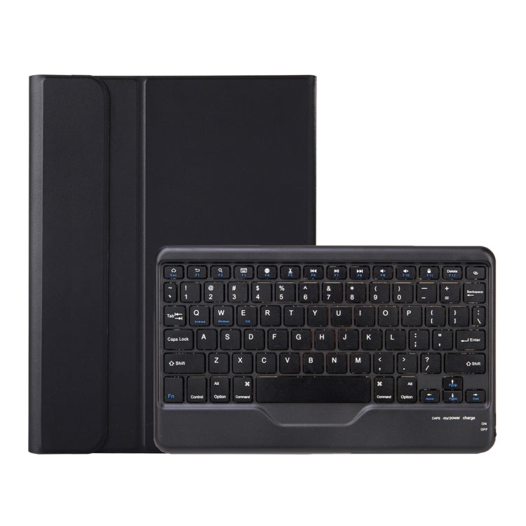 OP12-B Lambskin Texture Ultra-thin Bluetooth Keyboard Leather Case For OPPO Pad Air 10.4 inch(Black)