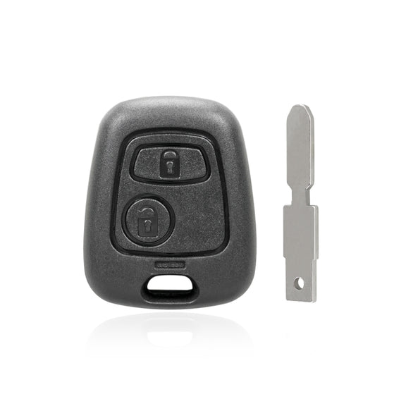 For Peugeot 206 433MHz 2 Buttons Intelligent Remote Control Car Key, Key Blank:NE78