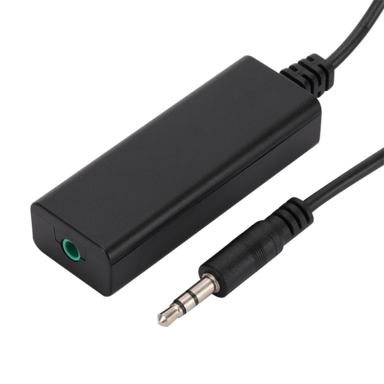 3.5mm Audio Common Ground Isolator Signal Anti-jamming Noise Reducer(Black)