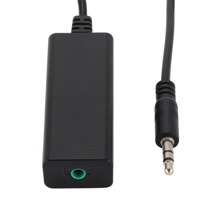 3.5mm Audio Common Ground Isolator Signal Anti-jamming Noise Reducer(Black)