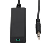 3.5mm Audio Common Ground Isolator Signal Anti-jamming Noise Reducer(Black)