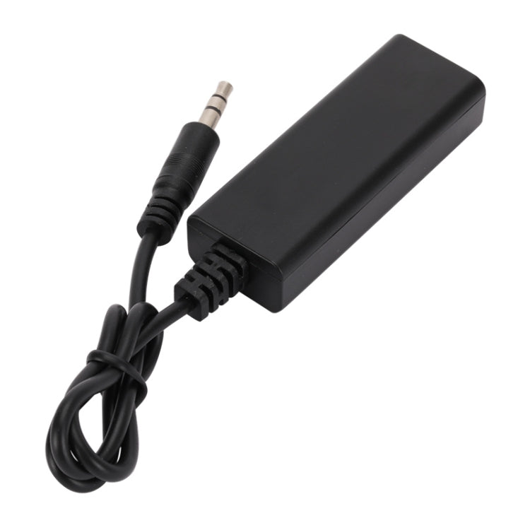 3.5mm Audio Common Ground Isolator Signal Anti-jamming Noise Reducer(Black)