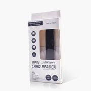 ADS-218 8 Pin+USB+Type-C Multi-function Card Reader(Black)