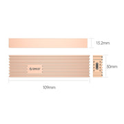 ORICO M232C3-G2-RG 10Gbps M.2 NVMe SSD Enclosure(Gold)