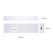 ORICO FV35C3-G2-SV 10Gbps USB3.2 Gen2 Type-C M.2 NVMe/NGFF(SATA) Dual Protocol SSD Enclosure(Silver)