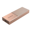 ORICO M207C3-G4-RG 20Gbps USB3.2 Gen2x2 Type-C M.2 NVMe SSD Enclosure(Gold) - HDD Enclosure by ORICO | Online Shopping South Africa | PMC TechLife | Buy Now Pay Later Mobicred