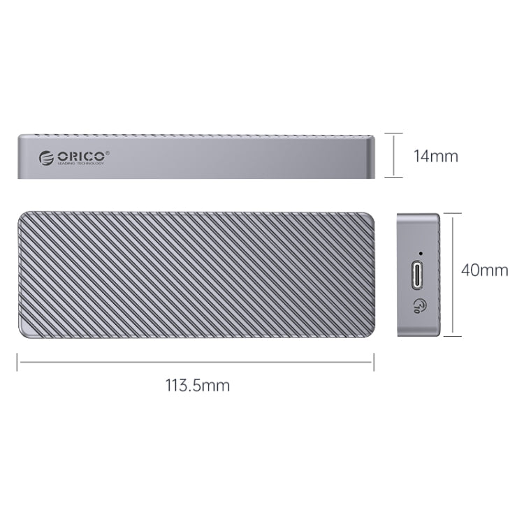 ORICO M213C3-G4-GY 20Gbps M.2 NVMESSD Enclosure(Grey)