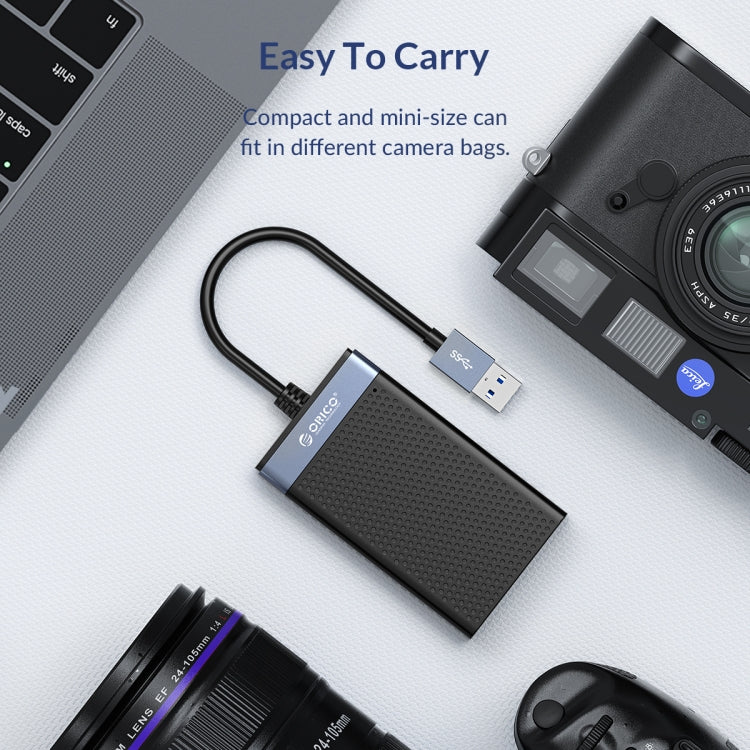 ORICO CL4T-A3 4-in-1 Simultaneously USB 3.0 Multifunction Card Reader(Black)