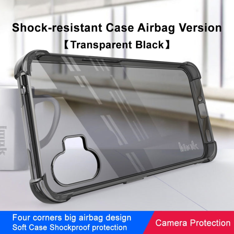 For Nothing Phone 1 5G IMAK All-inclusive Shockproof Airbag TPU Case (Transparent Black)