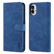 For Nothing Phone 1 AZNS Skin Feel Calf Texture Flip Leather Phone Case (Blue)