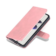 For Nothing Phone 1 AZNS Skin Feel Calf Texture Flip Leather Phone Case (Rose Gold)