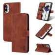 For Nothing Phone 1 AZNS Skin Feel Calf Texture Flip Leather Phone Case (Brown) - Nothing Cases by AZNS | Online Shopping South Africa | PMC TechLife | Buy Now Pay Later Mobicred
