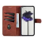 For Nothing Phone 1 AZNS Skin Feel Calf Texture Flip Leather Phone Case (Brown)