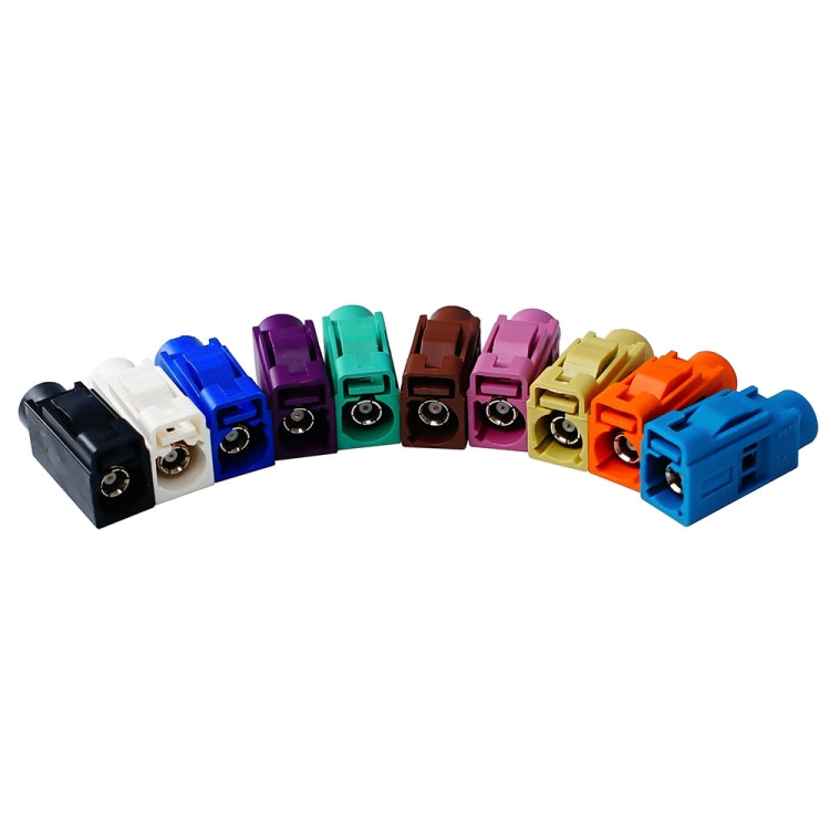 For RG174 Cable Fakra Radio Crimp Female Jack / Plug Connector with Phantom RF Coaxial(Fakra E)
