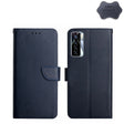 For Tecno Camon 17 Pro Genuine Leather Fingerprint-proof Horizontal Flip Phone Case(Blue) - Tecno Cases by PMC TechLife | Online Shopping South Africa | PMC TechLife | Buy Now Pay Later Mobicred