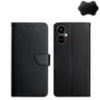 For Tecno Camon 19 Pro 4G Genuine Leather Fingerprint-proof Horizontal Flip Phone Case(Black) - Tecno Cases by PMC TechLife | Online Shopping South Africa | PMC TechLife | Buy Now Pay Later Mobicred