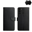 For Tecno Spark Go 2022 Genuine Leather Fingerprint-proof Horizontal Flip Phone Case(Black) - Tecno Cases by PMC TechLife | Online Shopping South Africa | PMC TechLife | Buy Now Pay Later Mobicred