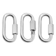 3 PCS 6mm 304 Stainless Steel Quick Connect Ring Runway Buckle - Hooks by PMC TechLife | Online Shopping South Africa | PMC TechLife | Buy Now Pay Later Mobicred