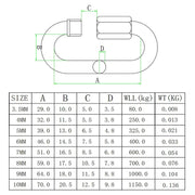 10mm 304 Stainless Steel Quick Connect Ring Runway Buckle