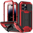 For iPhone 14 Pro R-JUST Shockproof Life Waterproof Dust-proof Case(Red) - iPhone 14 Pro Cases by R-JUST | Online Shopping South Africa | PMC TechLife | Buy Now Pay Later Mobicred